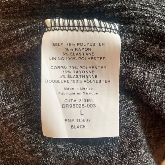 Lush | Side Tie Varigated Rib Tank Dress - Picture 7 of 8